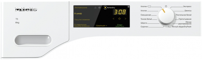 Сушильная машина Miele TWC220WP / 8 кг / A++ / Белый photo 2