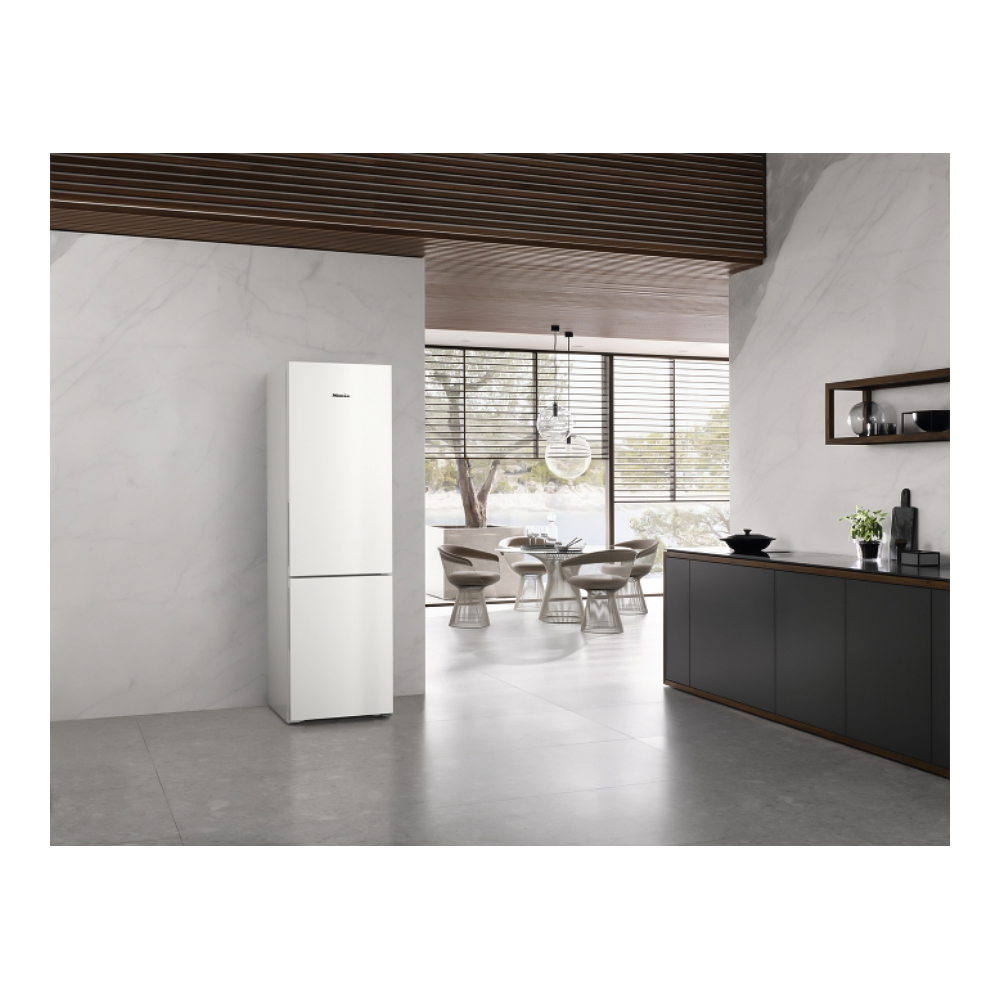 Frigider cu doua usi Miele KFN4395CD White / 371 l / 201.5 cm / C / Alb photo 8