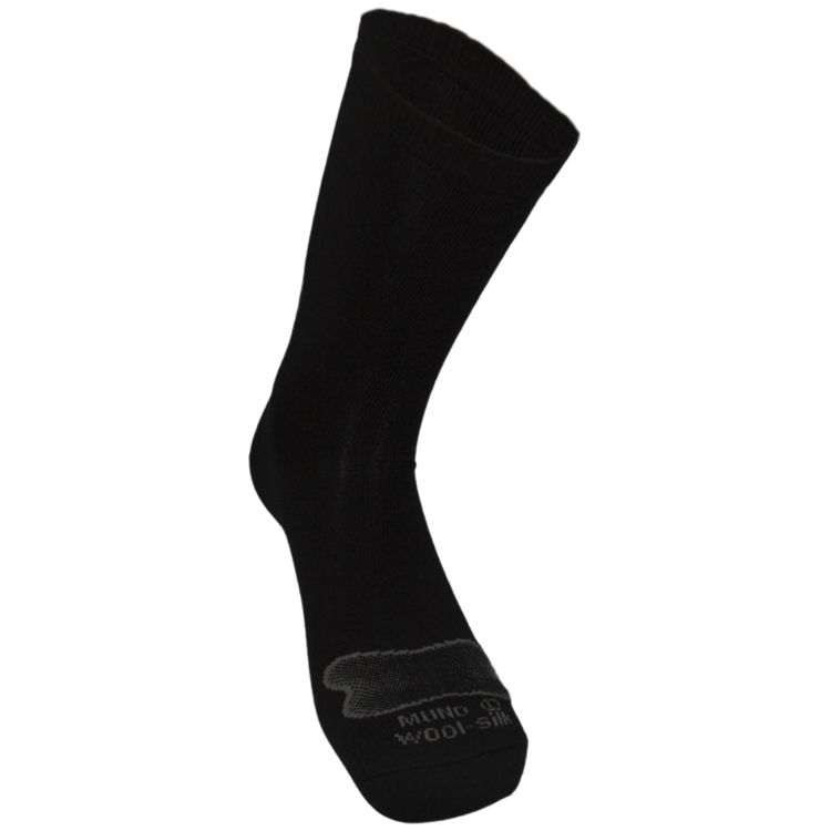 Носки Унисекс Mund Socks 906 WOOL/SILK 34-37 Черный photo 2
