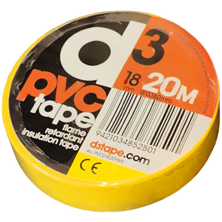 Лента ПВХ маркировочная d3 PVC Sports Tape 18mm photo 2