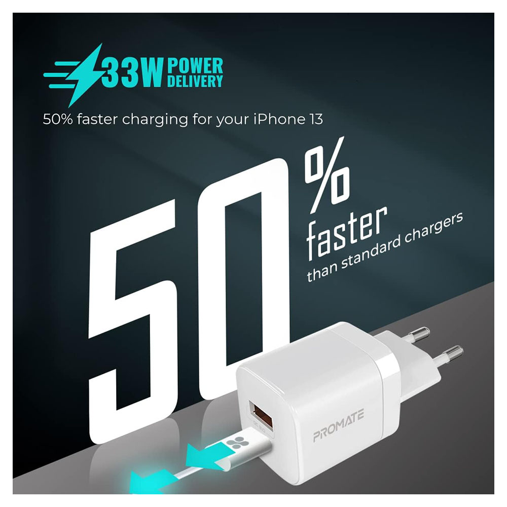 Incarcator pentru telefon mobil Promate PowerPort-33 photo 3