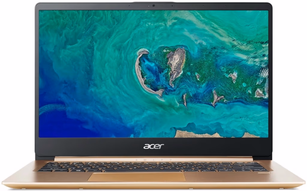 Ноутбук Acer ACER Swift 1 Luxury Gold (NX.GXREU.027), Pentium Silver, 8 ГБ ГБ, Linux, Золотистый 