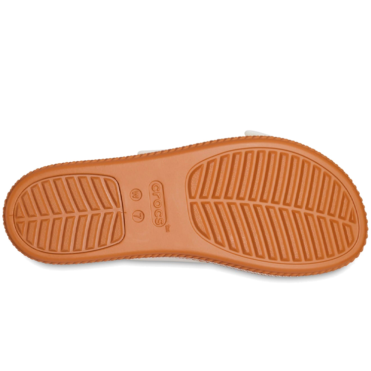 Sandale Crocs Brooklyn pt Femei / 39-40 / Maro/Alb photo 2