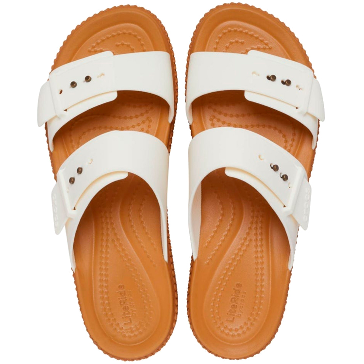 Sandale Crocs Brooklyn pt Femei / 39-40 / Maro/Alb photo 4