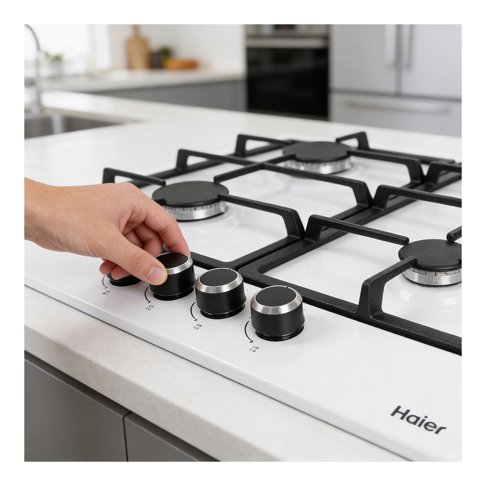 Plita cu gaz incorporabila Haier  HHX-M64CWW photo 4