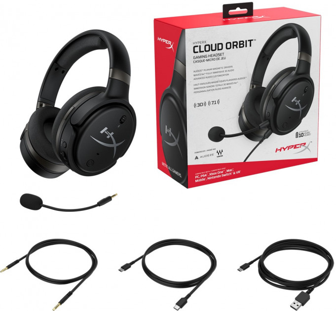 Căști HyperX Negru cu sur / Gaming / Negru cu sur photo 5