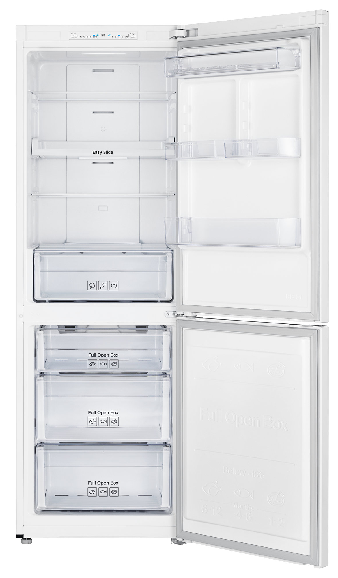 Frigider cu doua usi Samsung RB29HSR2DWW / 289 l / 178 cm / A+ / Alb photo 4