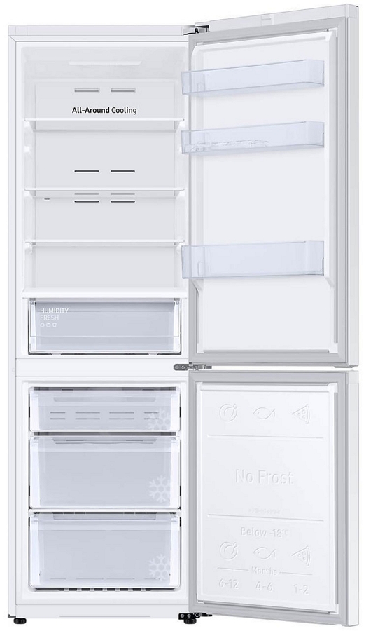 Frigider cu doua usi Samsung RB34C670EWW / 340 l / 185.3 cm / F / Alb photo 7