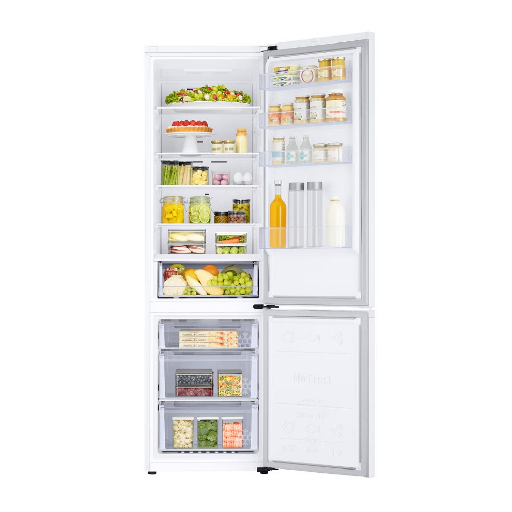 Холодильник двухдверный Samsung RB38C600EWW / 385 л / 203 см / G / Белый photo 2