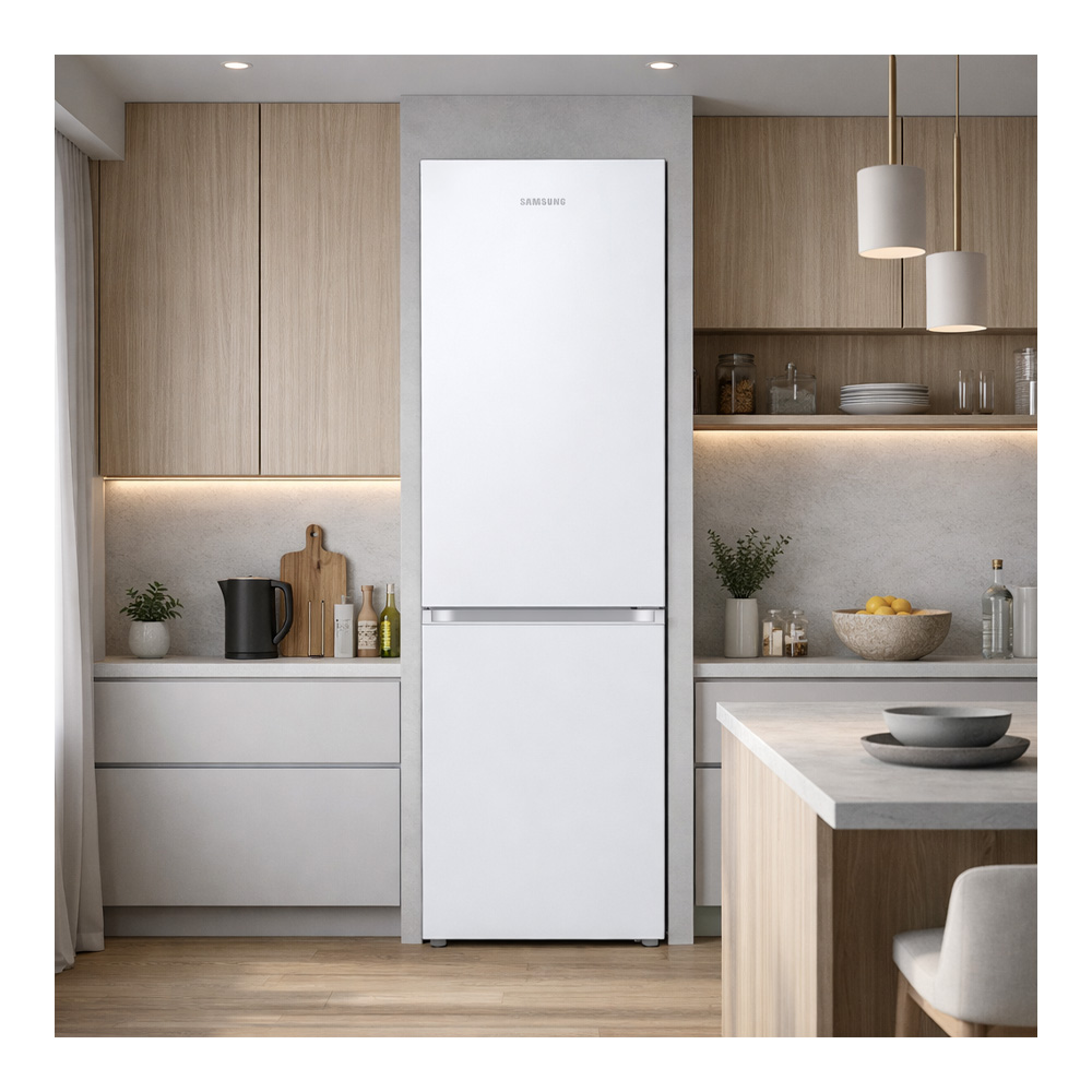 Холодильник двухдверный Samsung RB38C600EWW / 385 л / 203 см / G / Белый photo 7