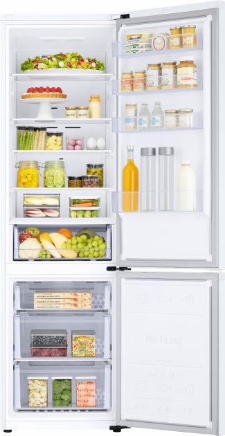 Frigider cu doua usi Samsung RB38T600FWW / 390 l / 203 cm / G / Alb photo 5