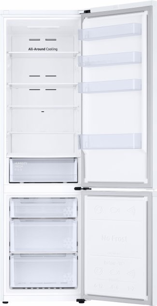 Frigider cu doua usi Samsung RB38T600FWW / 390 l / 203 cm / G / Alb photo 8
