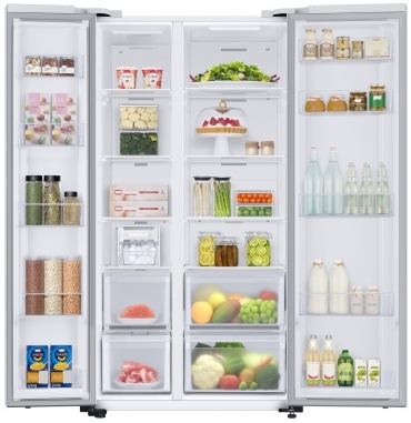 Frigider Side-by-Side Samsung RS66A8100WW / 641 l / 178 cm / G / Alb photo 2