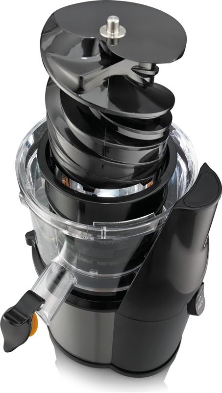 Соковыжималка шнековая Gorenje JC4800VWY, 0.6 л, 200 Вт, 1 скоростей, Черный photo 5
