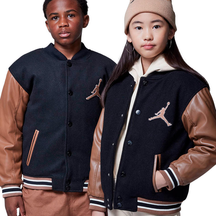 Куртка Nike JORDAN VARSITY / Мужской / XL / Черный/Коричневый photo 2