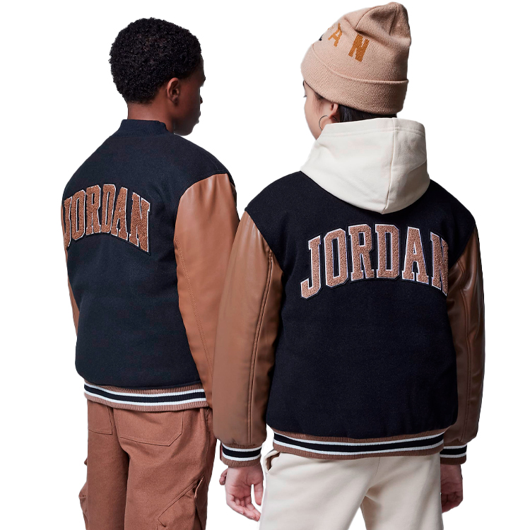Куртка Nike JORDAN VARSITY / Мужской / XL / Черный/Коричневый photo 3