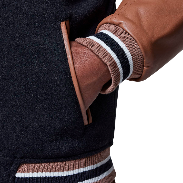 Куртка Nike JORDAN VARSITY / Мужской / XL / Черный/Коричневый photo 4