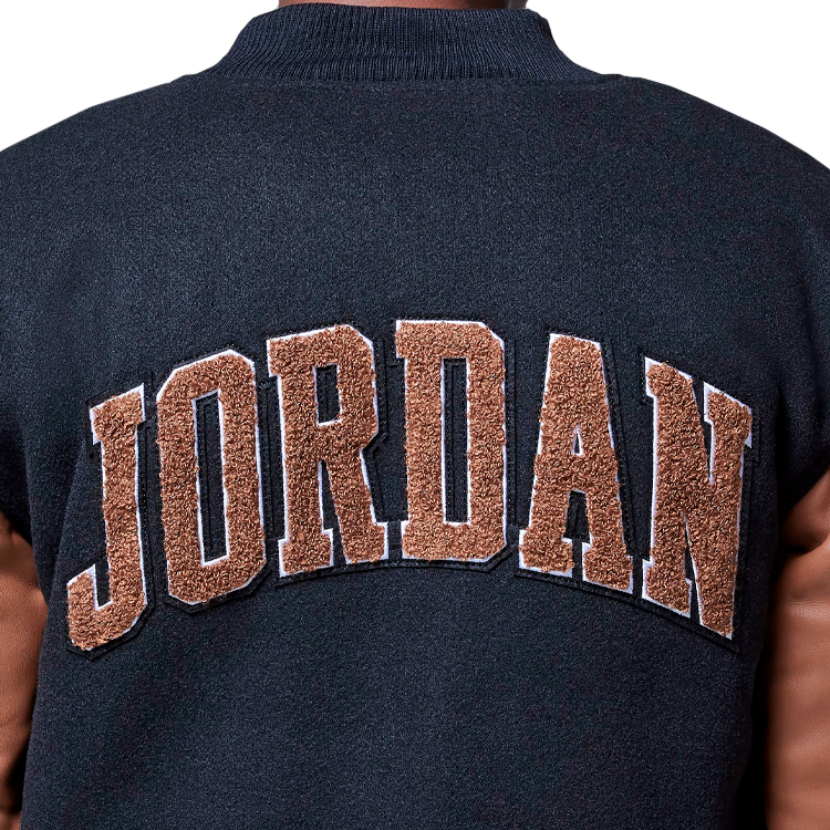 Куртка Nike JORDAN VARSITY / Мужской / XL / Черный/Коричневый photo 5
