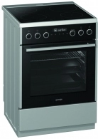 Plita electrica Gorenje EI647A43X2, 4 arzatoare, Sticla-ceramica, 60 cm, Inox