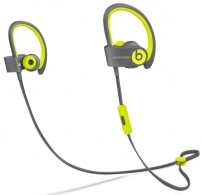 Наушники беспроводные с микрофоном Beats Powerbeats2 Wireless In-Ear Active Coll - Shock Yellow MKPX2 thumbnav 1