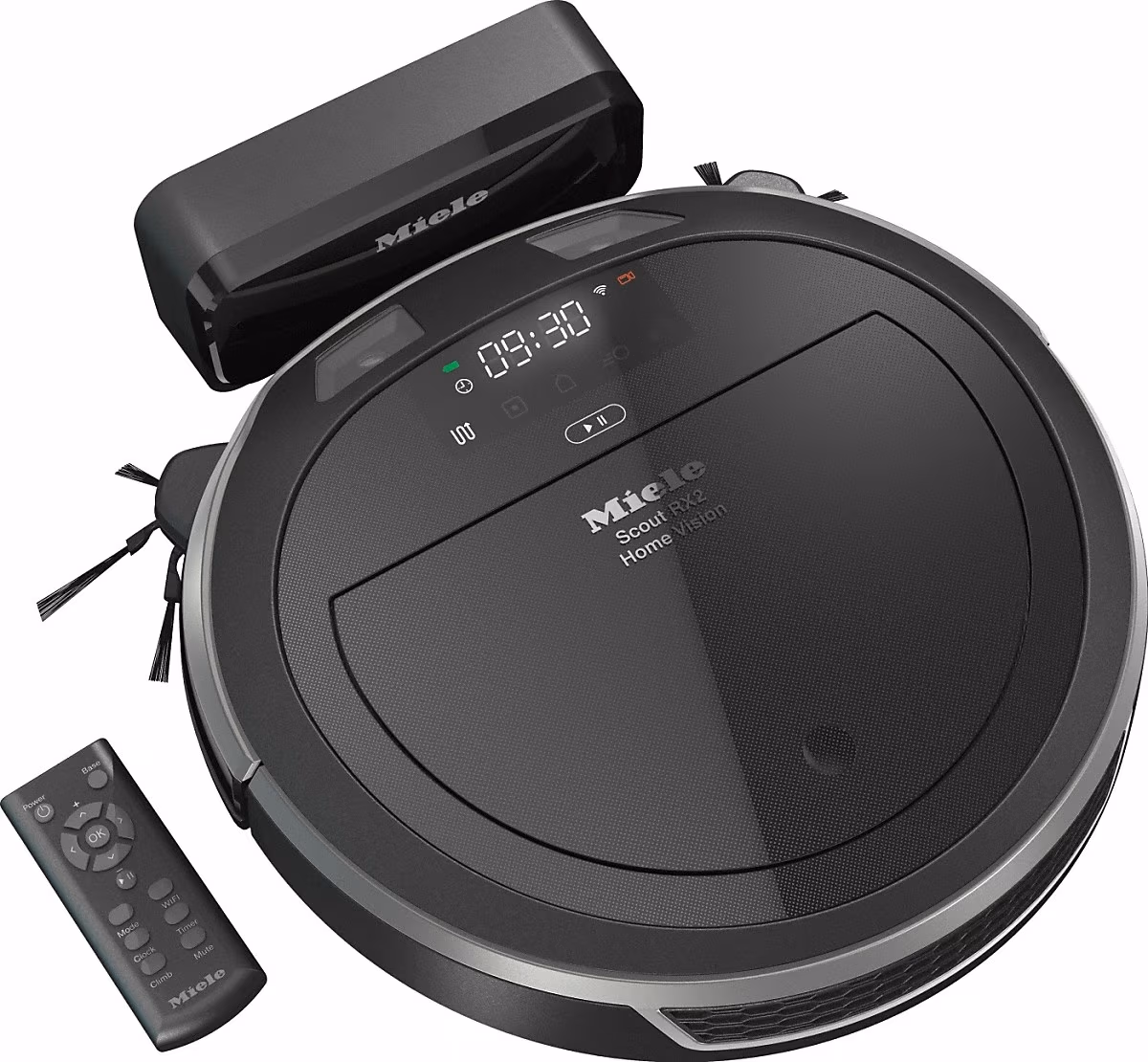 Пылесос-робот Miele Scout RX2 Home Vision Graphite grey, 30 Вт, 64 дБ, Черный 