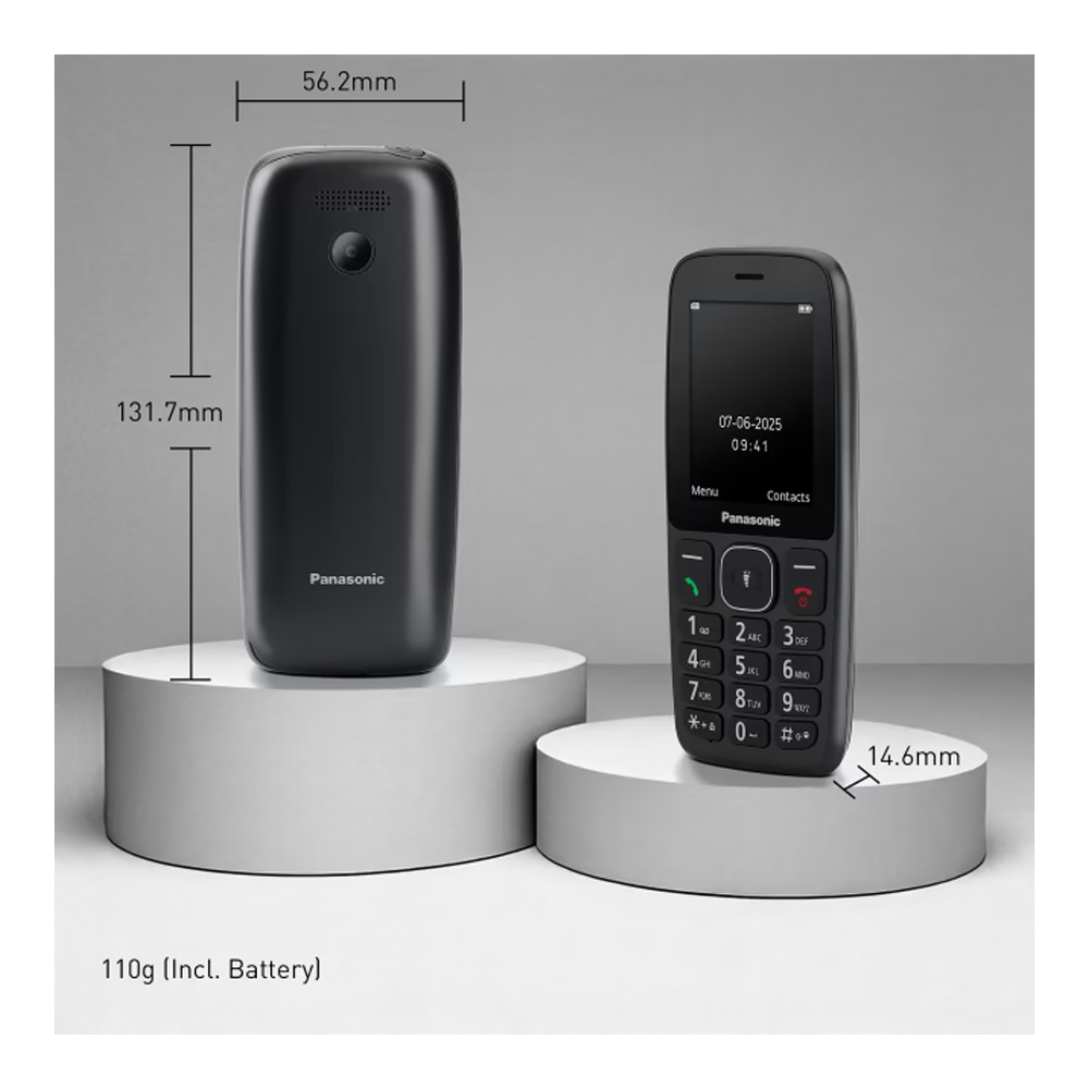 Кнопочный телефон Panasonic KX TF400EXB Black photo 5
