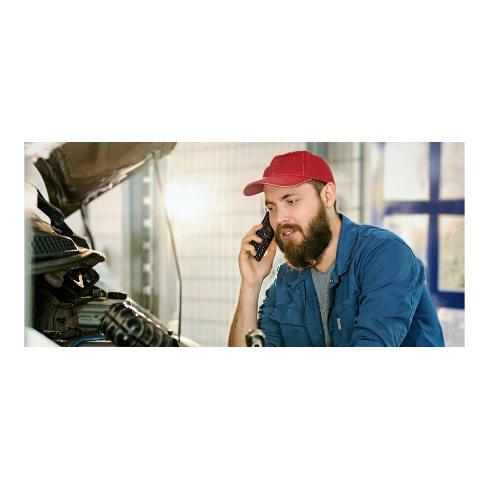 Кнопочный телефон Panasonic KX TF400EXB Black photo 9