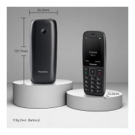 Кнопочный телефон Panasonic KX TF400EXB Black thumbnav 5