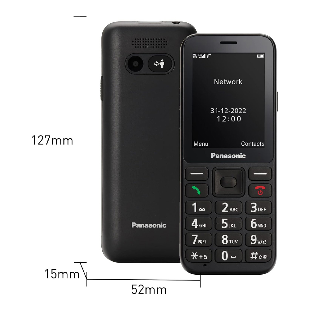 Кнопочный телефон Panasonic KX TU250EXB Black Single-SIM Черный photo 8