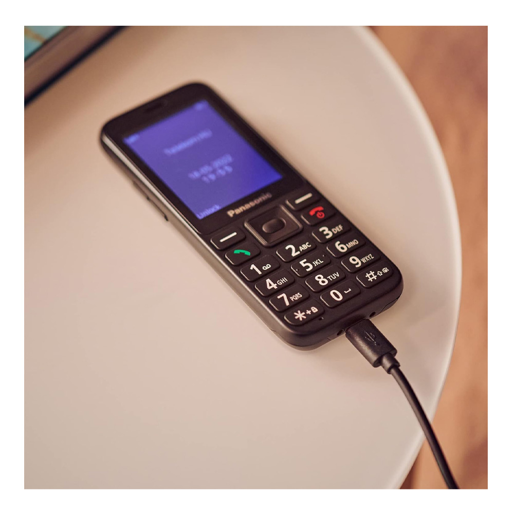 Кнопочный телефон Panasonic KX TU250EXB Black Single-SIM Черный photo 9