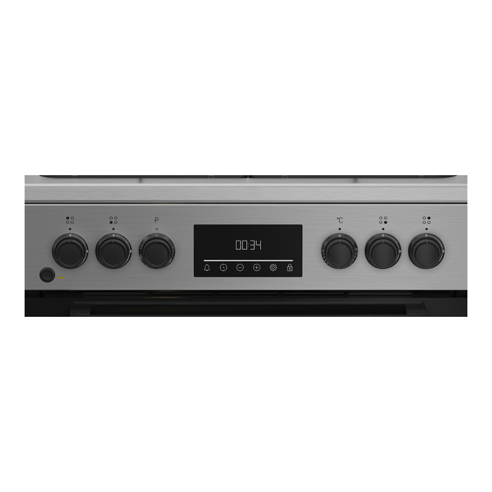 Газовая плита Beko FBSM62320TXD / 4 конфорок / 60 см / Серебристый photo 5