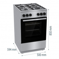 Aragaz pe gaz Gorenje  GG5A11XF thumbnav 11