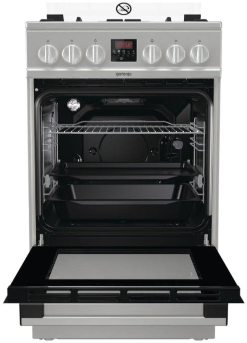 Plita de gaz Gorenje GI5321XF / 4 arzatoare / 50 cm / Inox photo 6