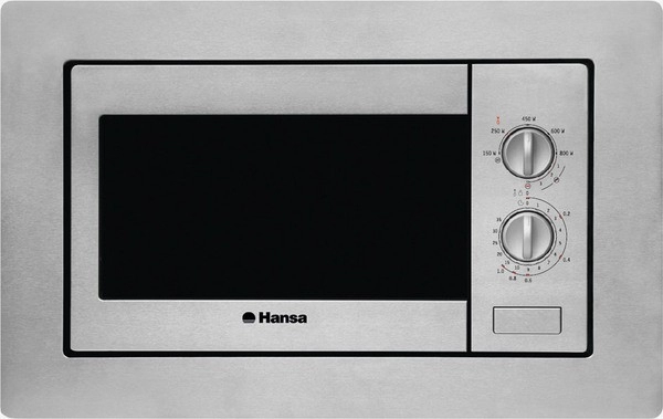 Встраиваемая микроволновая печь Hansa AMM20BMXH, 20 л, 800 Вт, 1000 Вт