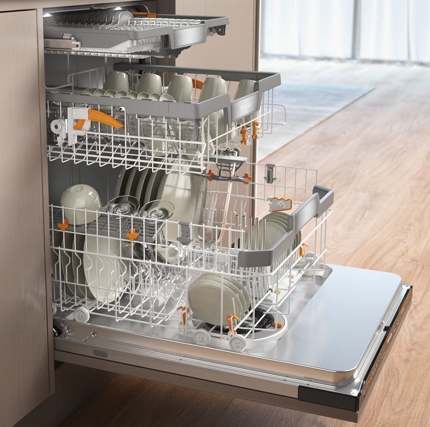 Посудомоечная машина  Miele G7688 SCVi XXL AutoDos Black /14 Комплектов /Полногабаритная photo 2