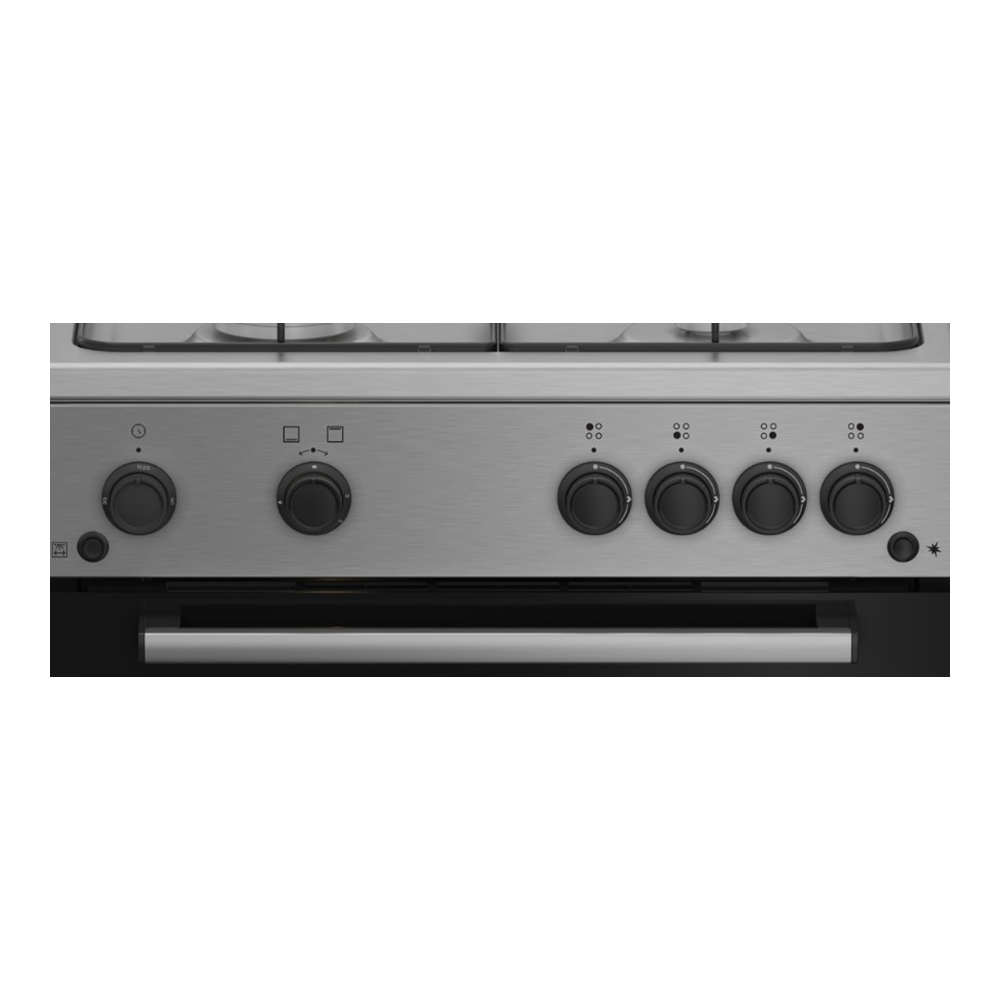 Газовая плита Beko FBGT62110DXO / 4 конфорок / 60 см / Нержавеющая сталь photo 3