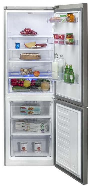 Холодильник двухдверный Beko RCSA365K20XP / 346 л / 185 см / A+ / Серый photo 3