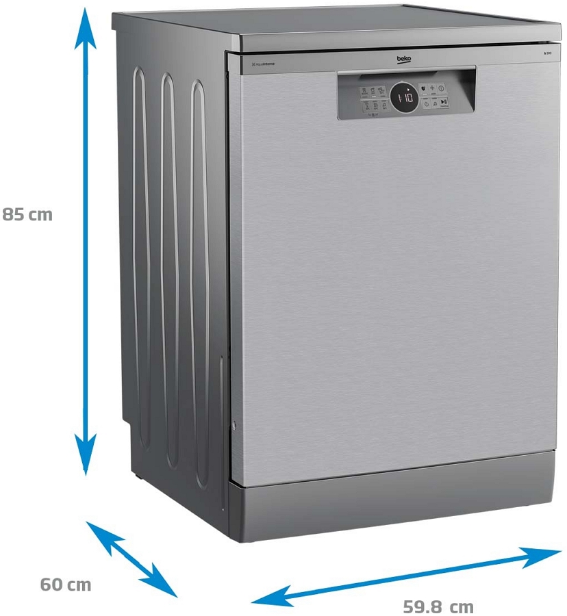 Посудомоечная машина  Beko BDFN26521XQ Серебристый /15 Комплектов /Полногабаритная photo 5