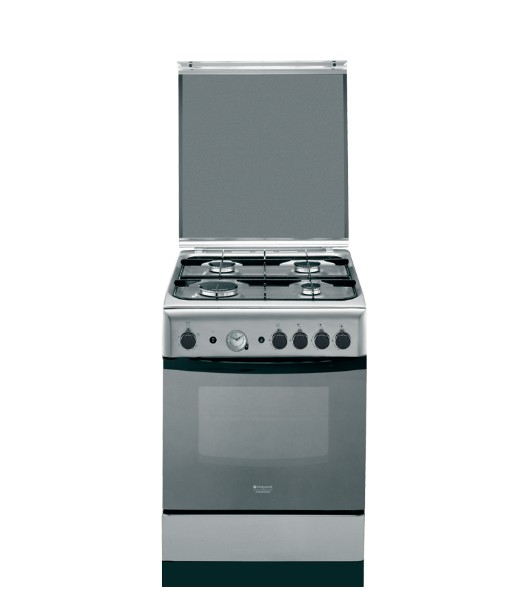 Газовая плита Hotpoint-Ariston CG64SG3XR/HA / 4 конфорок / 60 см / Нержавеющая сталь photo 1 Газовая плита Hotpoint-Ariston CG64SG3XR/HA / 4 конфорок / 60 см / Нержавеющая сталь photo 1