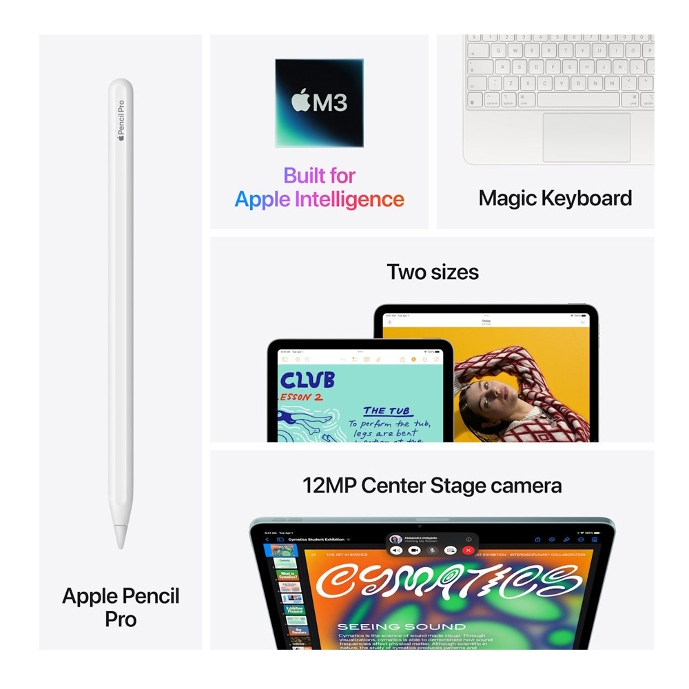 Tableta Apple iPad Air 2025 11 inch / Wi-Fi / 8 GB / 128GB / Space Grey photo 4