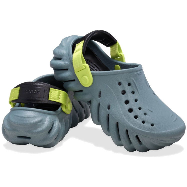 Шлепанцы Crocs Echo Clog K / Мужской / 32-33 / Серый photo 5