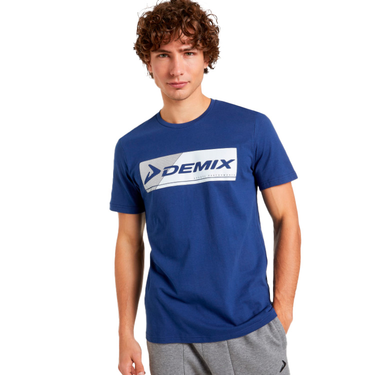 Tricou bărbătesc Demix TEE 48 Albastru photo 2