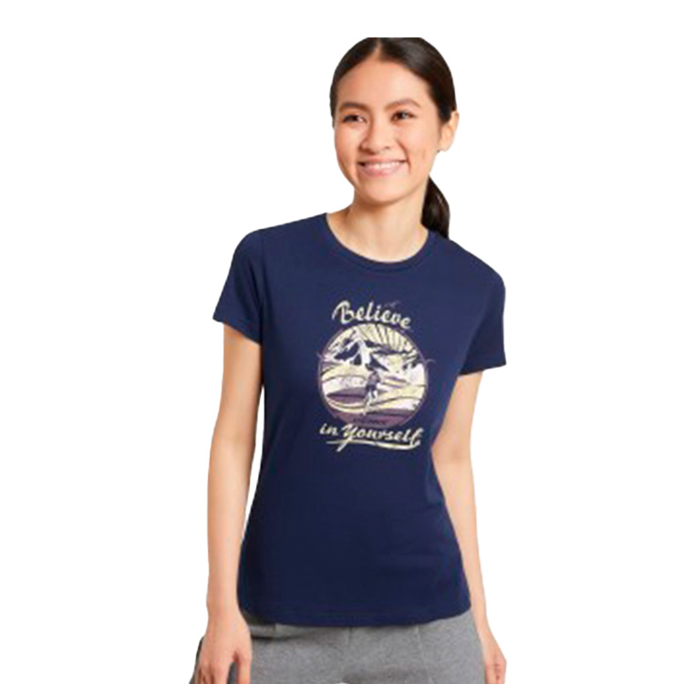 Tricou Demix W Tee 44 Blue Femei photo 2