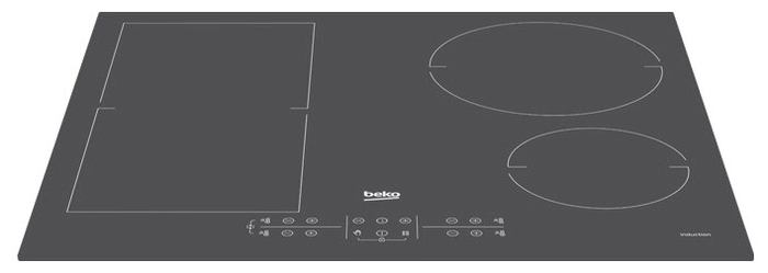 Встраиваемая индукционная панель Beko HII64200FMTZG, Нерж.сталь