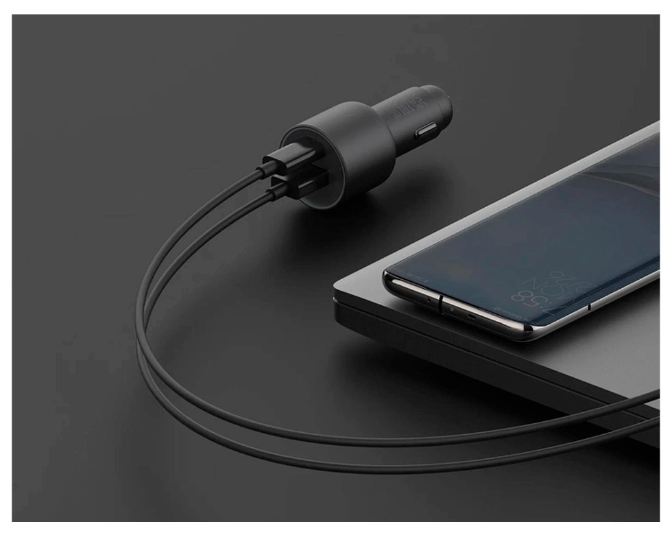 Зарядное устройство авто. для телефона Xiaomi Mi 67W (USB-A+Type-C) 43907