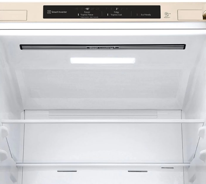 Frigider cu doua usi LG GWB509SEZM / 384 l / 203 cm / A++ / Bej photo 5