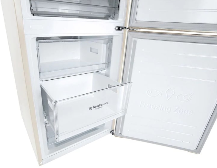 Frigider cu doua usi LG GWB509SEZM / 384 l / 203 cm / A++ / Bej photo 6