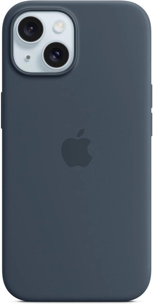 Чехол Apple iPhone 15 Silicone Case Storm Blue (MT0N3ZM)