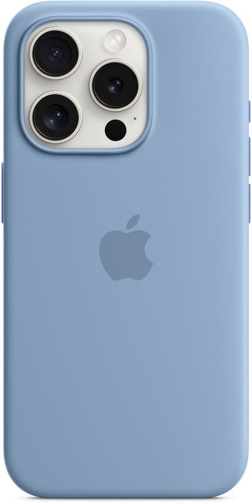 Чехол Apple iPhone 15 Pro Silicone Case Winter Blue (MT1L3ZM) photo 