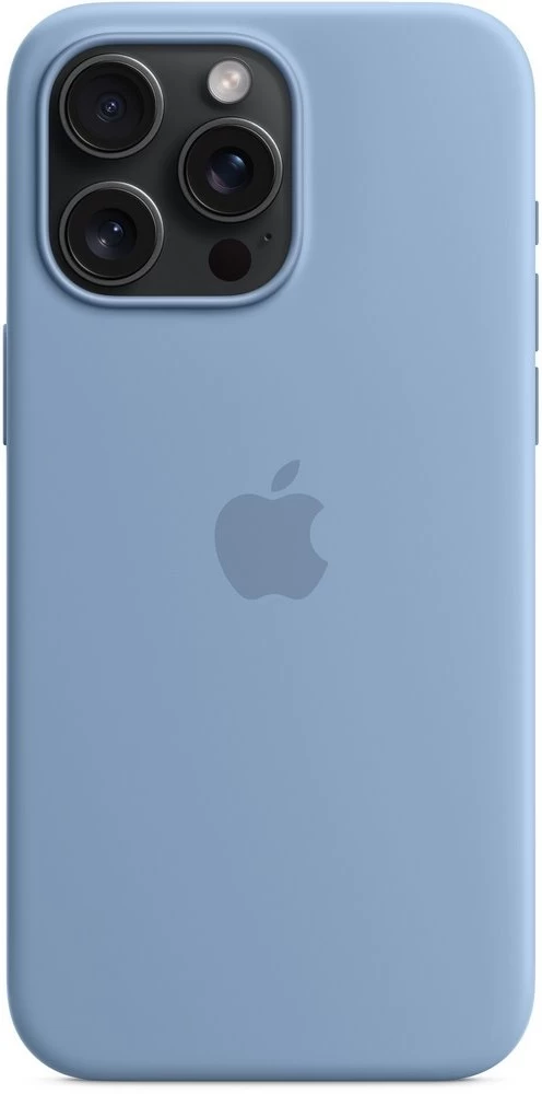 Husa Apple iPhone 15 Pro Max Silicone Case Winter Blue (MT1Y3ZM) Husa Apple iPhone 15 Pro Max Silicone Case Winter Blue (MT1Y3ZM)